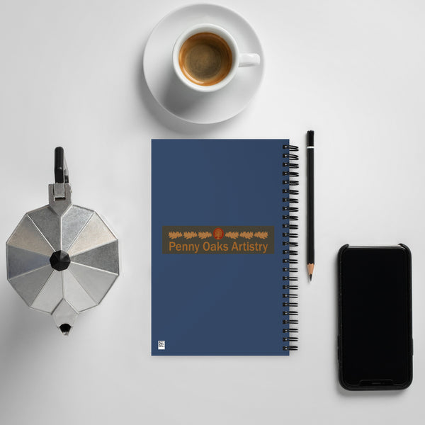 Vintage Style Celestial - Spiral notebook