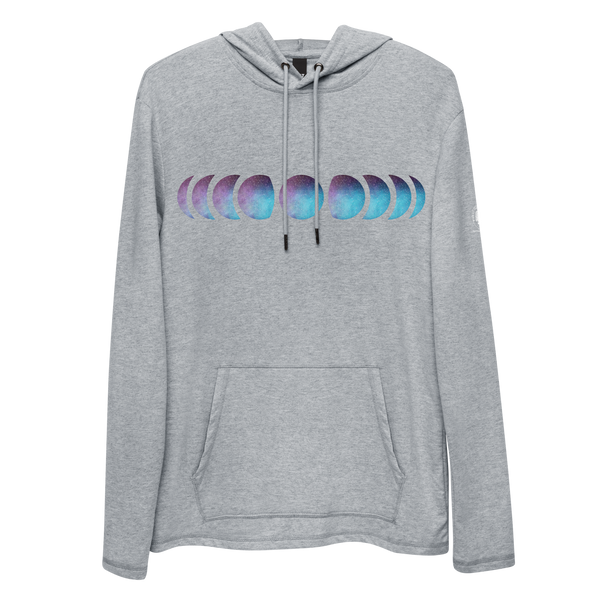 Moon Phases - Unisex Lightweight Hoodie