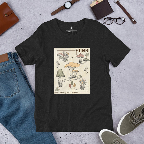 Vintage Style Fungi - Unisex t-shirt