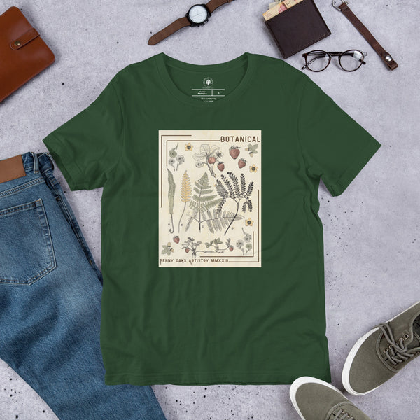 Vintage Style Spring Botanical - Unisex t-shirt