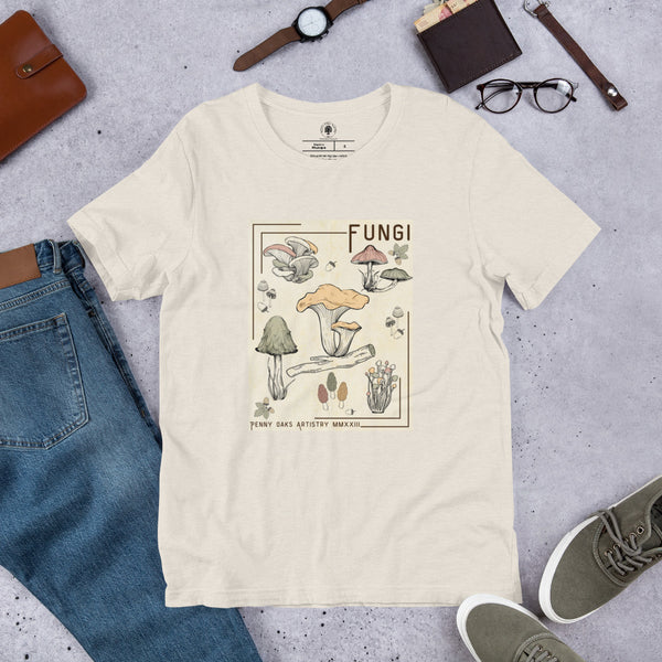 Vintage Style Fungi - Unisex t-shirt