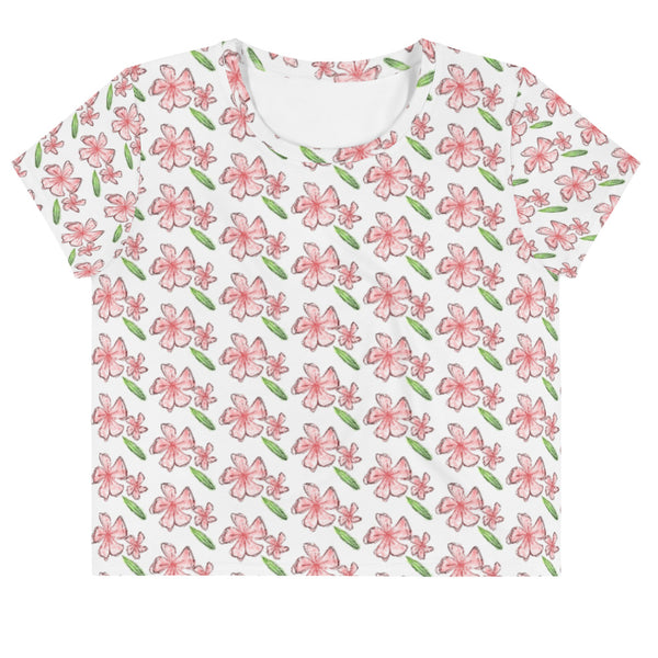 Botanical Trio - All-Over Print Crop Tee