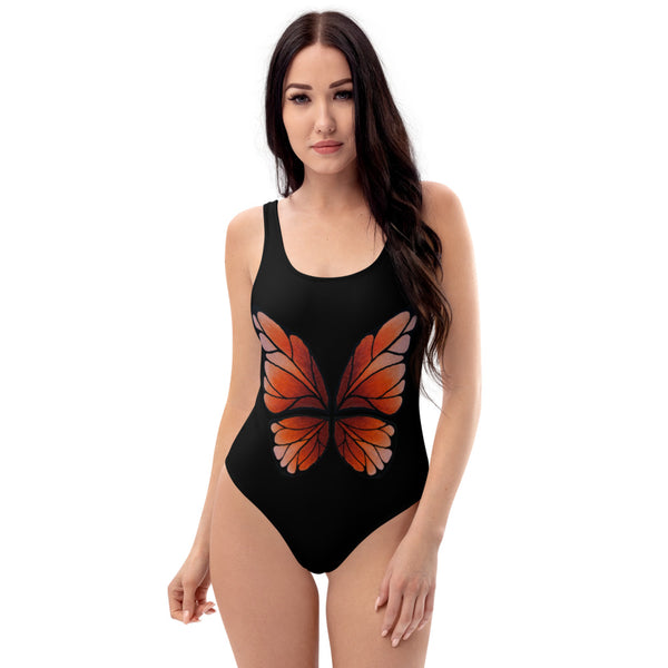 Garnet Butterfly - One-Piece Swimsuit