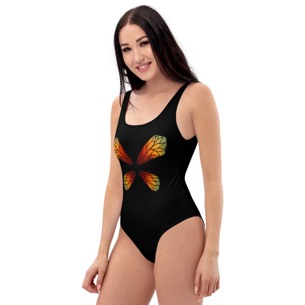 Butterfly Fairy Wings - One-Piece Swimsuit