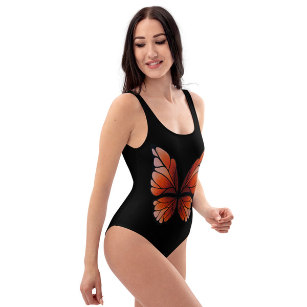 Garnet Butterfly - One-Piece Swimsuit