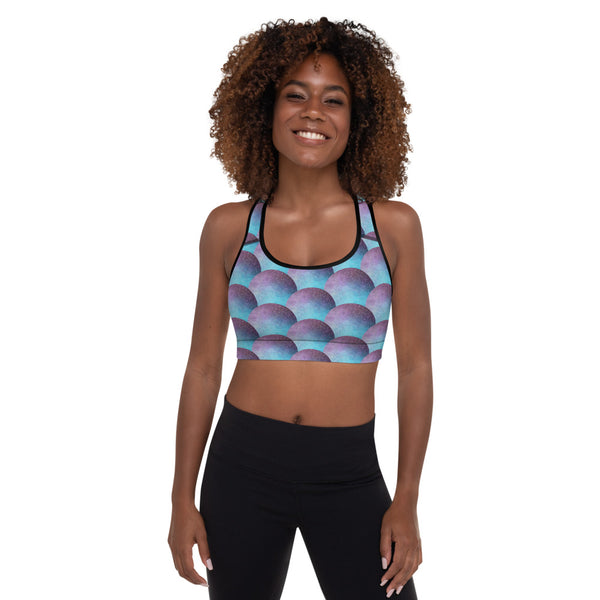 Galaxy Glimmer - Padded Sports Bra