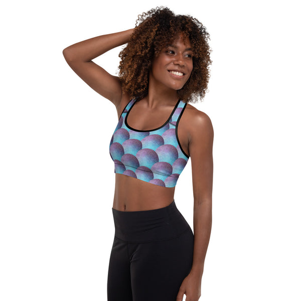 Galaxy Glimmer - Padded Sports Bra