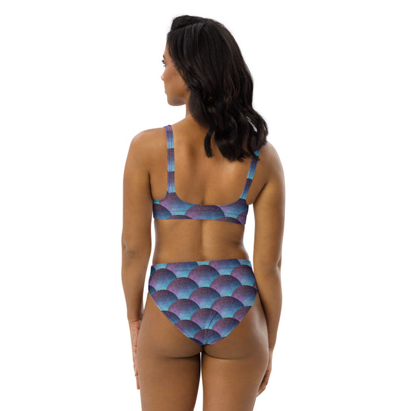 Galaxy Glimmer - Recycled high-waisted bikini