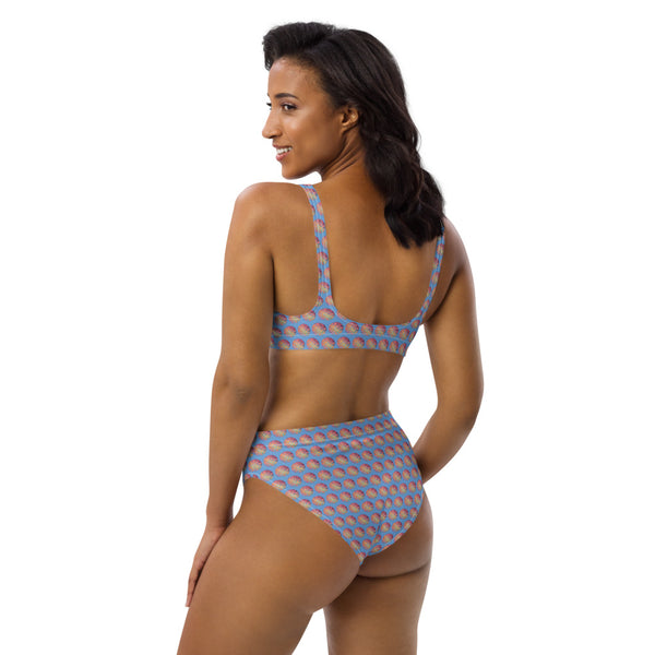 Sunrise Galaxy Mandala - Recycled high-waisted bikini