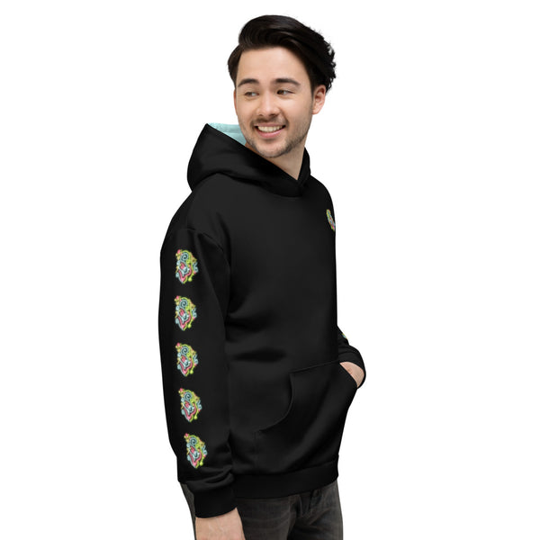 Neon Daydream - Black - Unisex Hoodie
