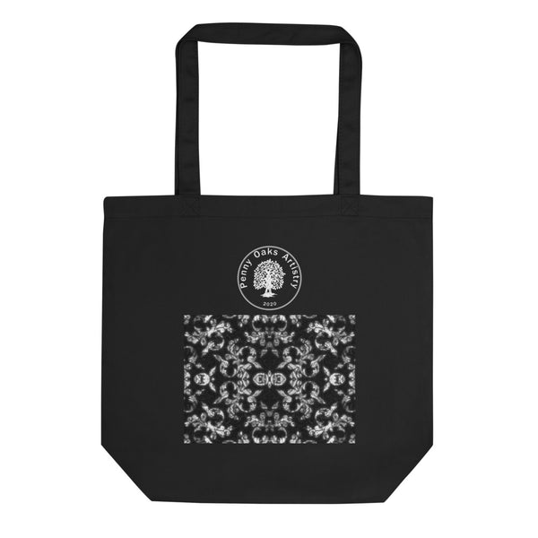 Black and White Jacquard - Eco Tote Bag