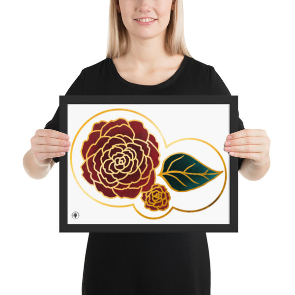Rose Gold - Framed poster