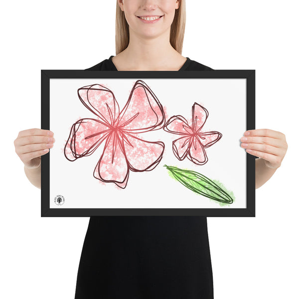 Botanical Trio - Framed poster