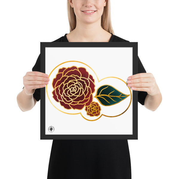 Rose Gold - Framed poster