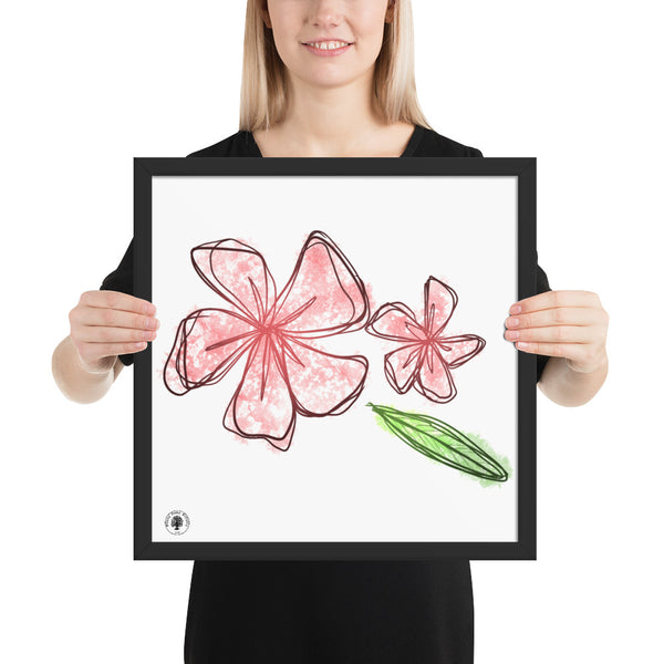 Botanical Trio - Framed poster