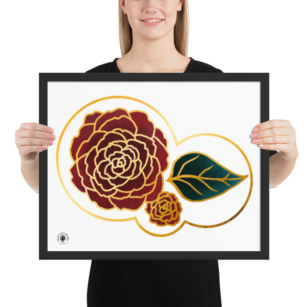 Rose Gold - Framed poster