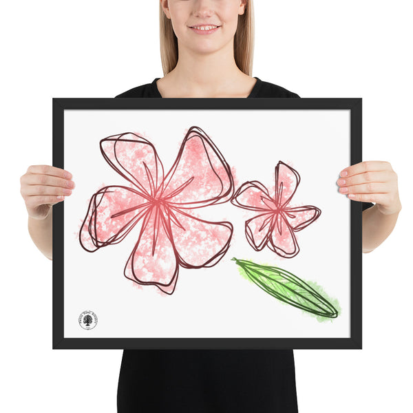 Botanical Trio - Framed poster