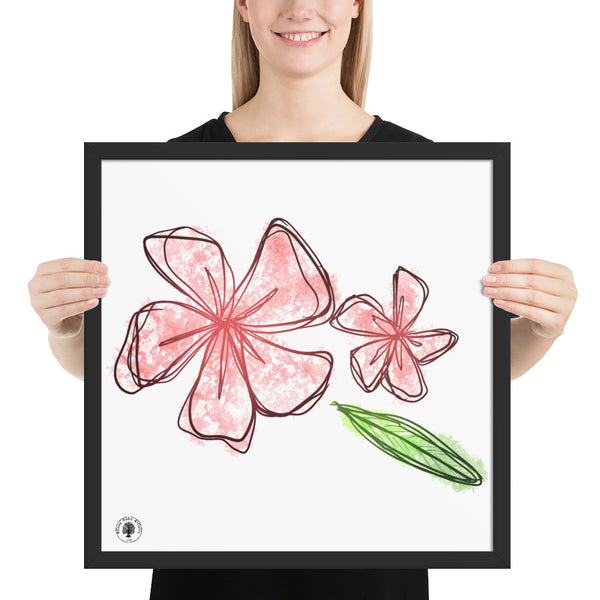 Botanical Trio - Framed poster
