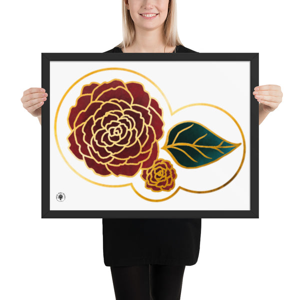 Rose Gold - Framed poster
