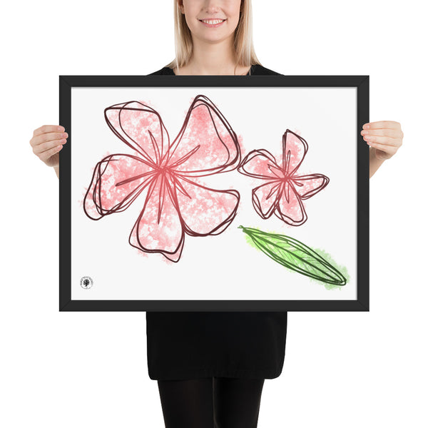 Botanical Trio - Framed poster