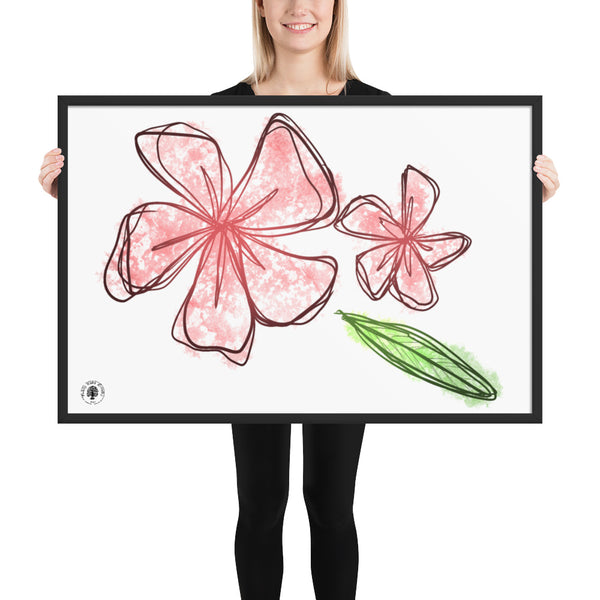 Botanical Trio - Framed poster