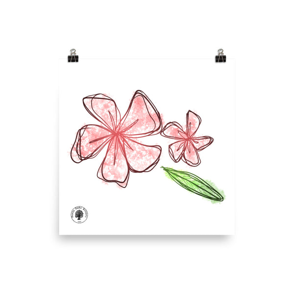 Botantical Trio - Photo paper poster