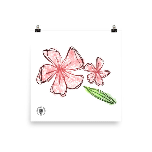 Botantical Trio - Photo paper poster