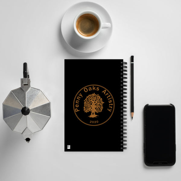 Garnet Butterfly - Spiral notebook