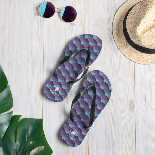 Galaxy Glimmer Flip-Flops