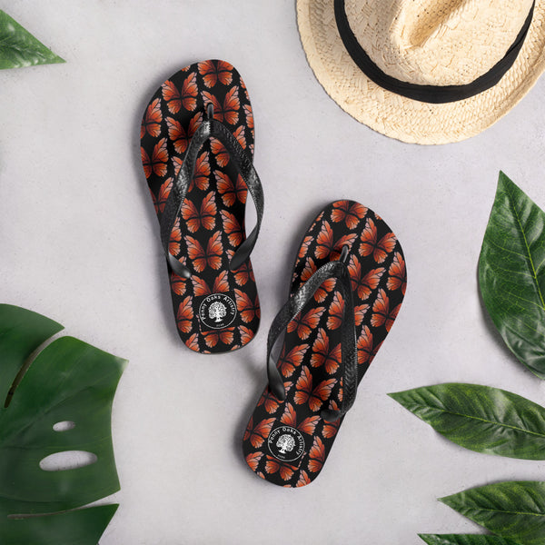 Garnet Butterfly - Flip-Flops