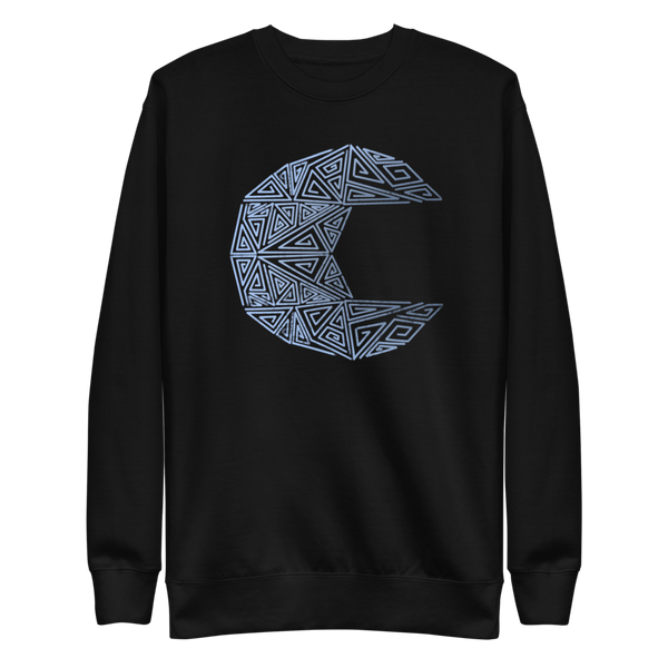 Geometric Moon - Unisex Fleece Pullover