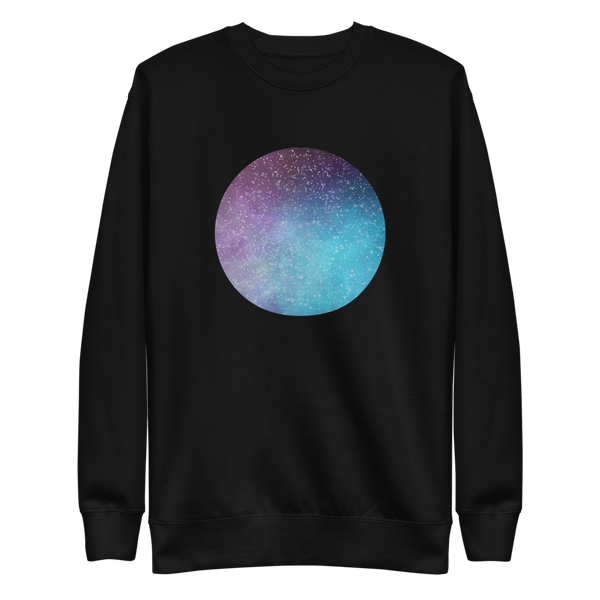 Galaxy Glimmer Moon Phases - Unisex Fleece Pullover