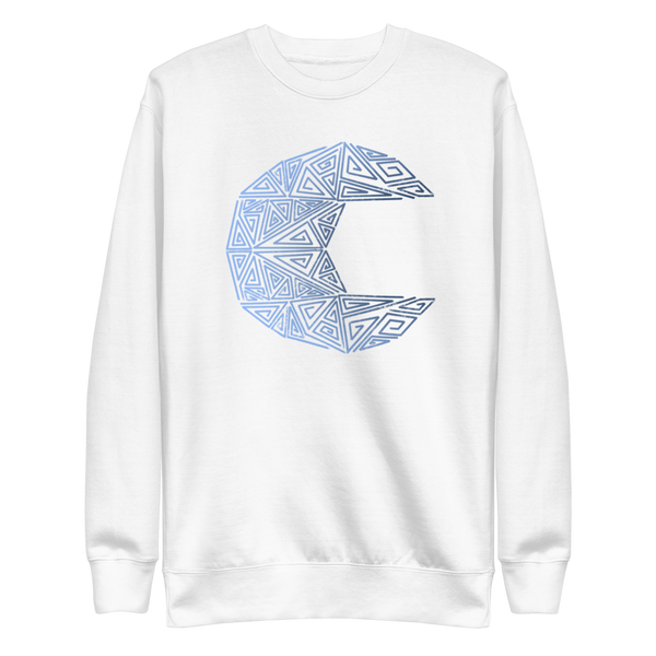 Geometric Moon - Unisex Fleece Pullover