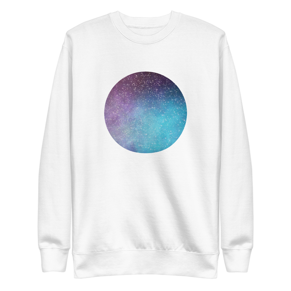 Galaxy Glimmer Moon Phases - Unisex Fleece Pullover
