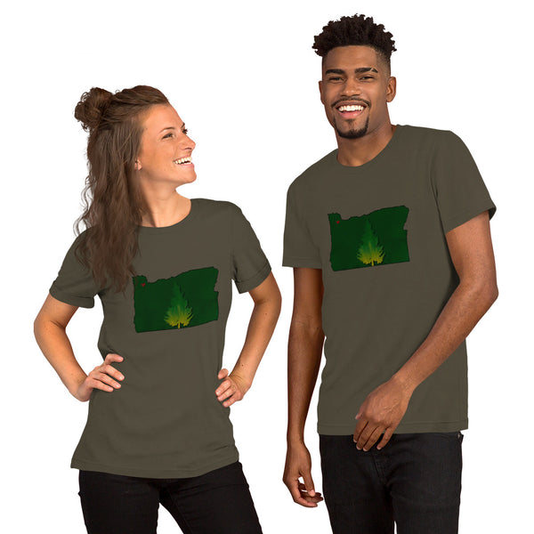 Oregon Love - Short-Sleeve Unisex T-Shirt