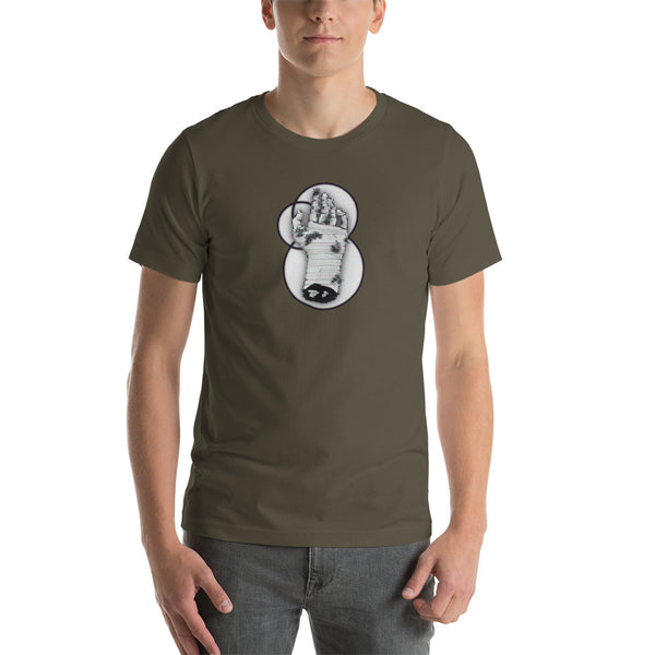 La Main Glitch - Short-Sleeve Unisex T-Shirt