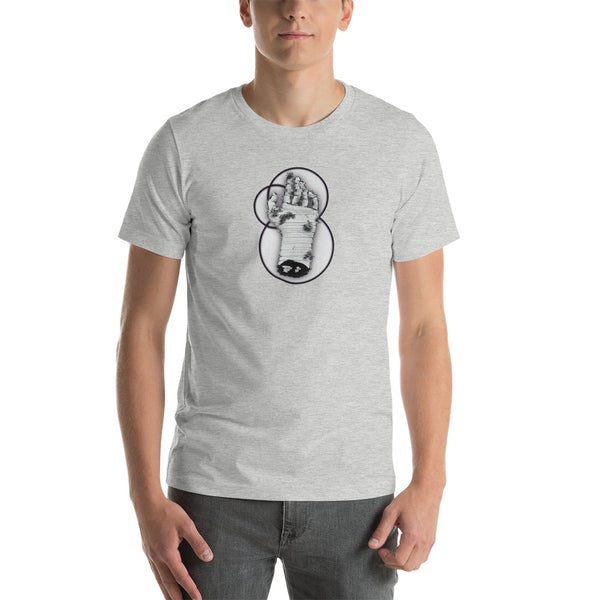La Main Glitch - Short-Sleeve Unisex T-Shirt