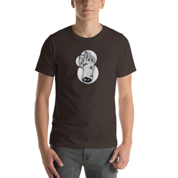 La Main Glitch - Short-Sleeve Unisex T-Shirt