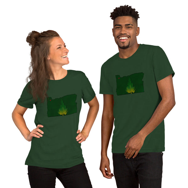 Oregon Love - Short-Sleeve Unisex T-Shirt