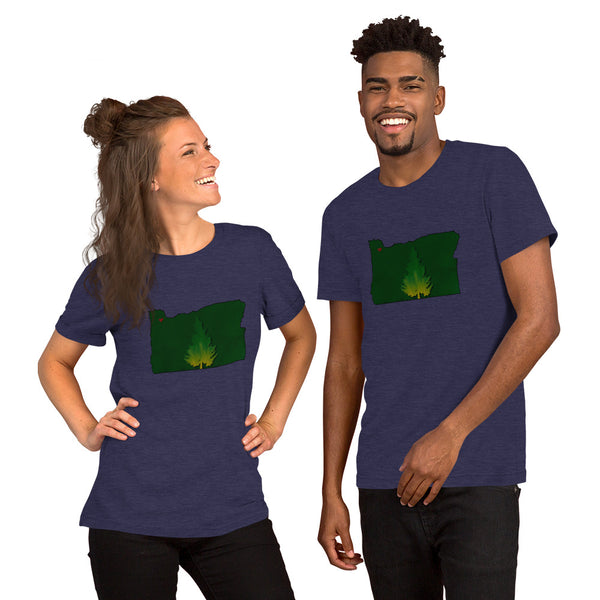 Oregon Love - Short-Sleeve Unisex T-Shirt