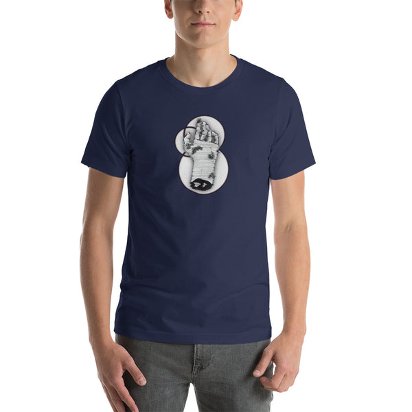 La Main Glitch - Short-Sleeve Unisex T-Shirt