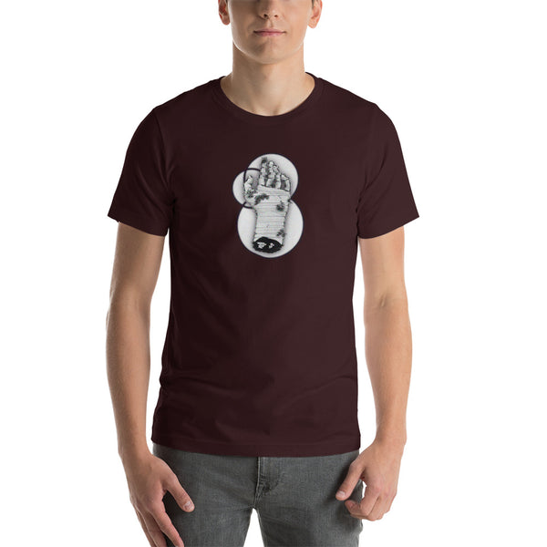 La Main Glitch - Short-Sleeve Unisex T-Shirt