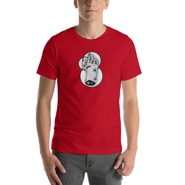 La Main Glitch - Short-Sleeve Unisex T-Shirt