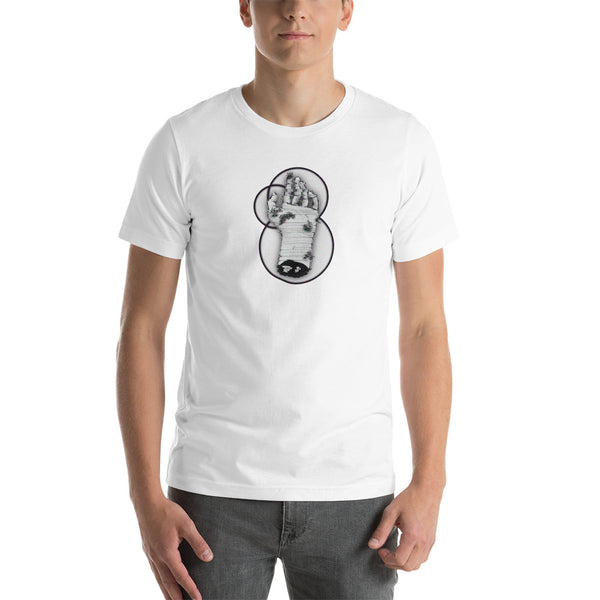 La Main Glitch - Short-Sleeve Unisex T-Shirt