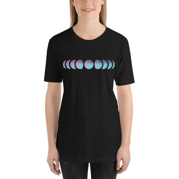 Galaxy Moon Phases - Short-Sleeve Unisex T-Shirt