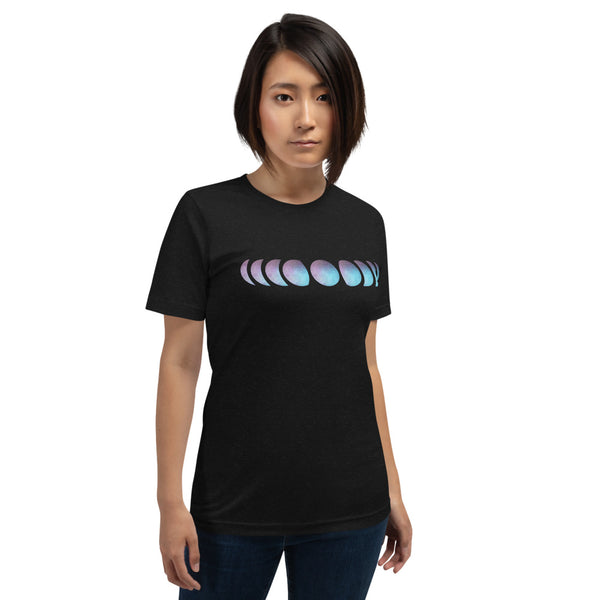 Galaxy Moon Phases - Short-Sleeve Unisex T-Shirt