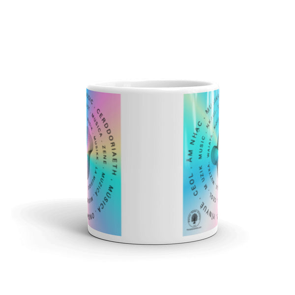 Musical Waves Glossy Mug