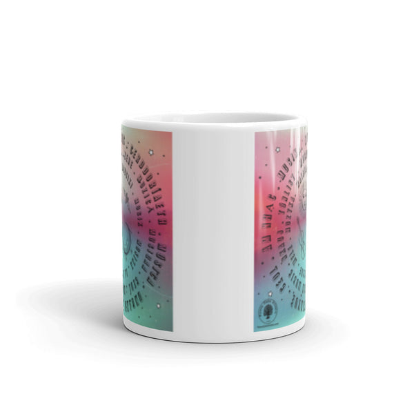 Days start and End with Music Glossy Mug