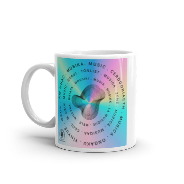 Musical Waves Glossy Mug