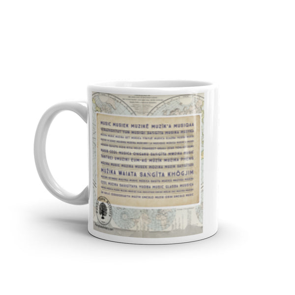 Music's Global Reach Glossy Mug